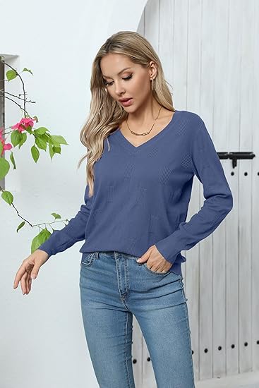 Women's autumn long-sleeved sweater top